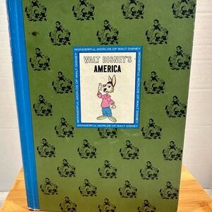 Vintage Wonderful World Walt Disney 15592 America Hardcover Book! Anthology 1963